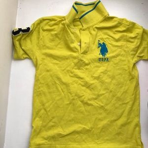 It’s a nice yellow polo shirt